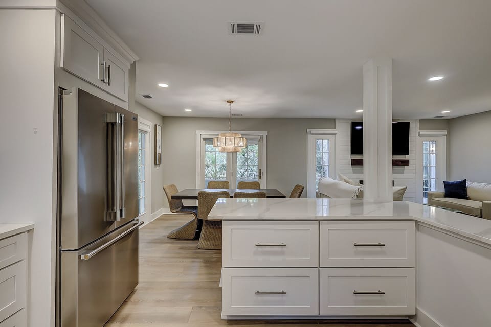 Kitchen with Adjacent Dining Area View