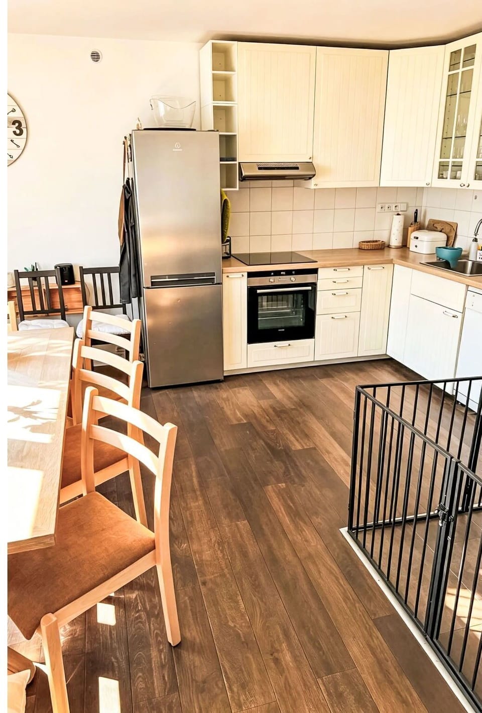 Wood Flooring, Flooring, Floor, Furniture, Interior Design, Laminate Flooring, Wood, Kitchen, Countertop, Hardwood