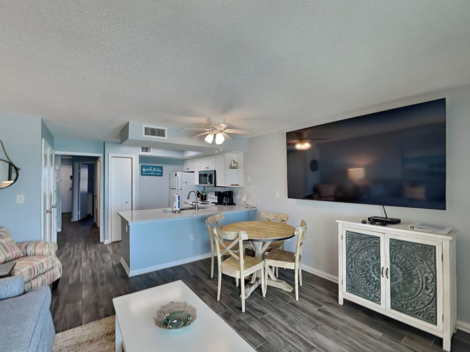 Living Area - TV and Dining Table