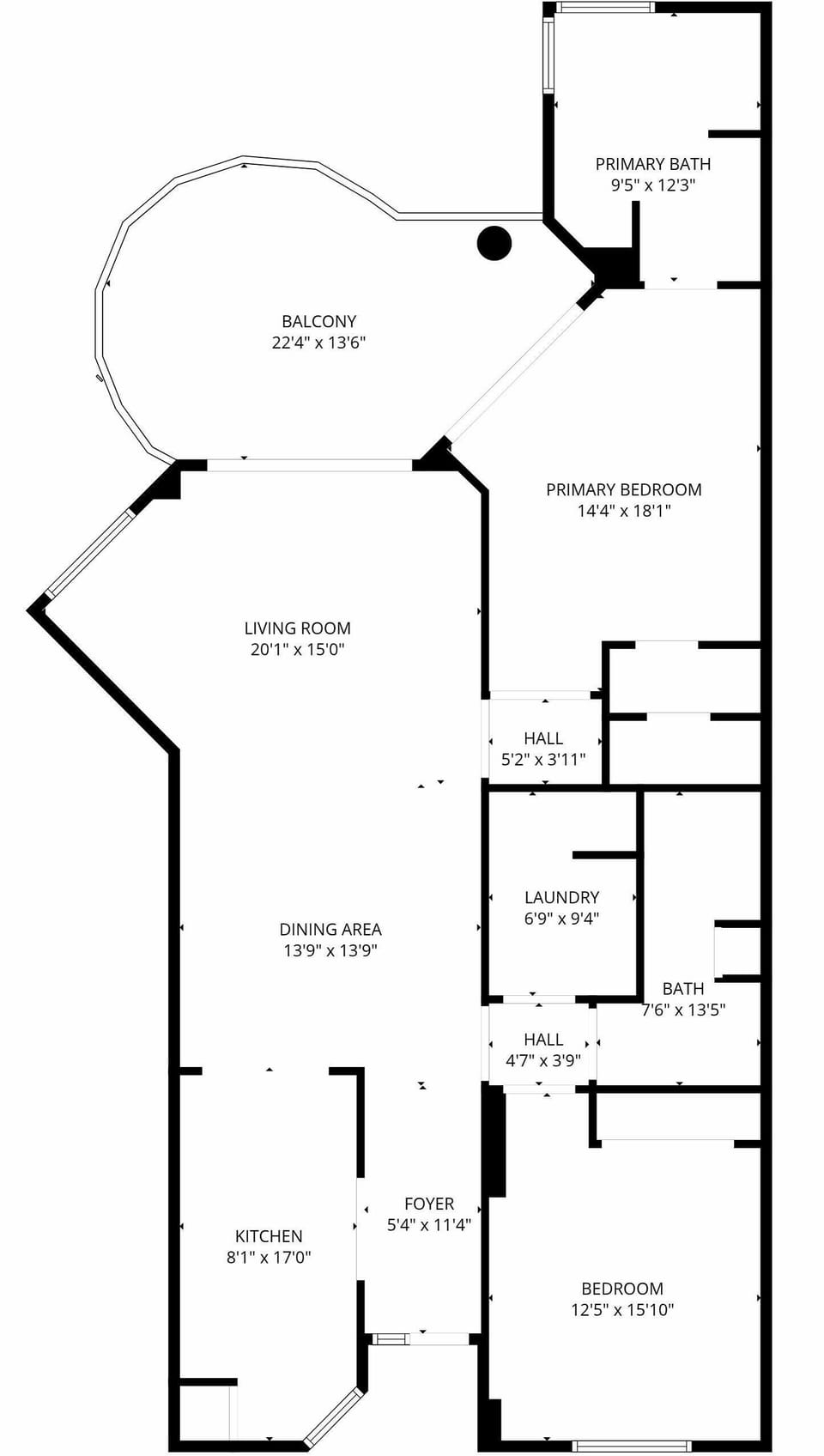 Beach Colony Tower PH3B (18B)- Floor Plan