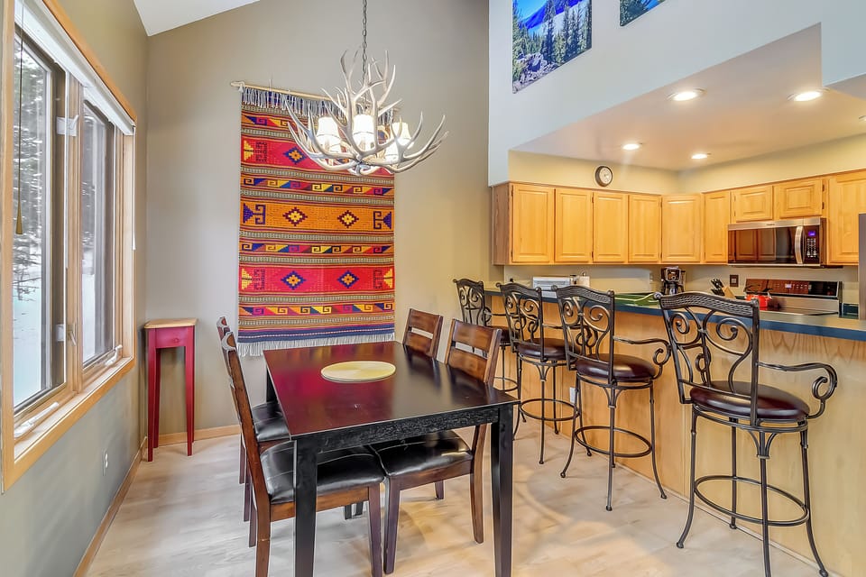 Dining Area Opens to Kitchen