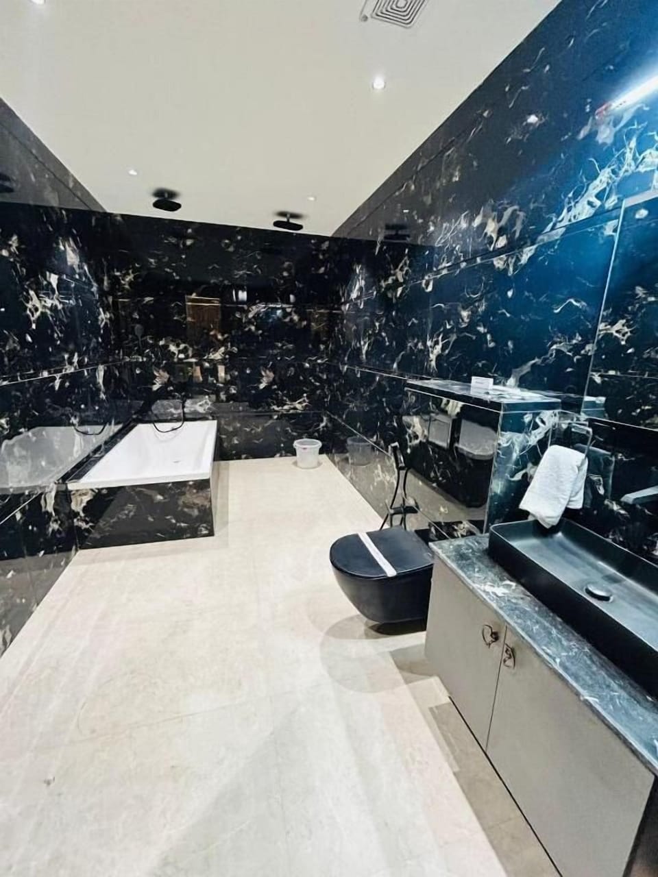 Superior Suite | Bathroom | Shower, free toiletries, towels, soap