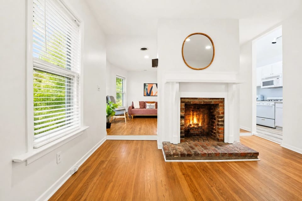 Living room from the dining