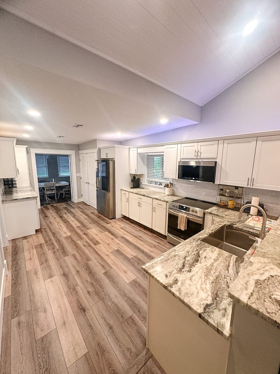 Fully stocked kitchen