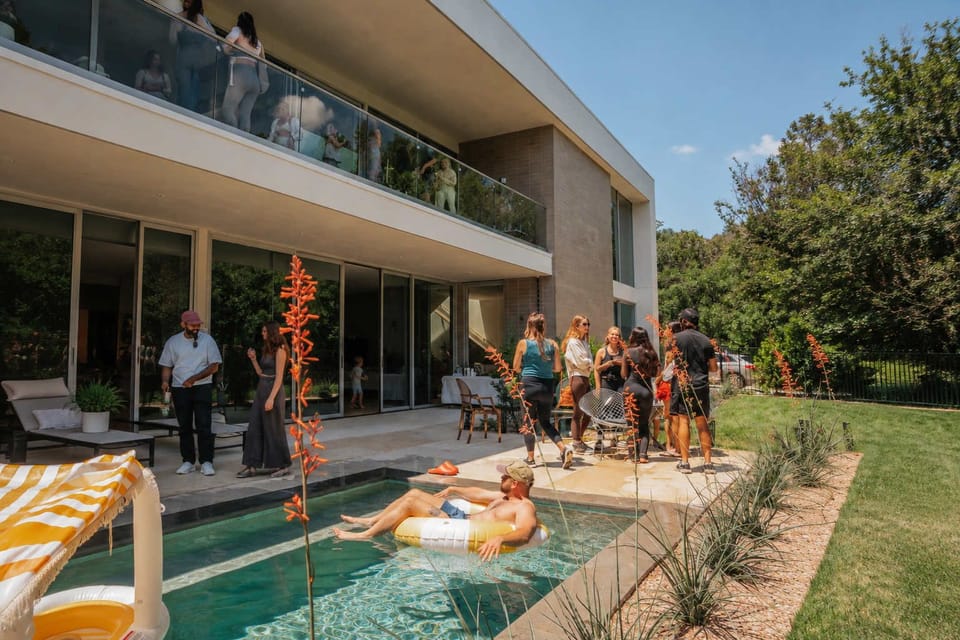 Gather poolside at The Terrace | Seamless indoor-outdoor living gives groups plenty of space to connect, celebrate, and unwind together.