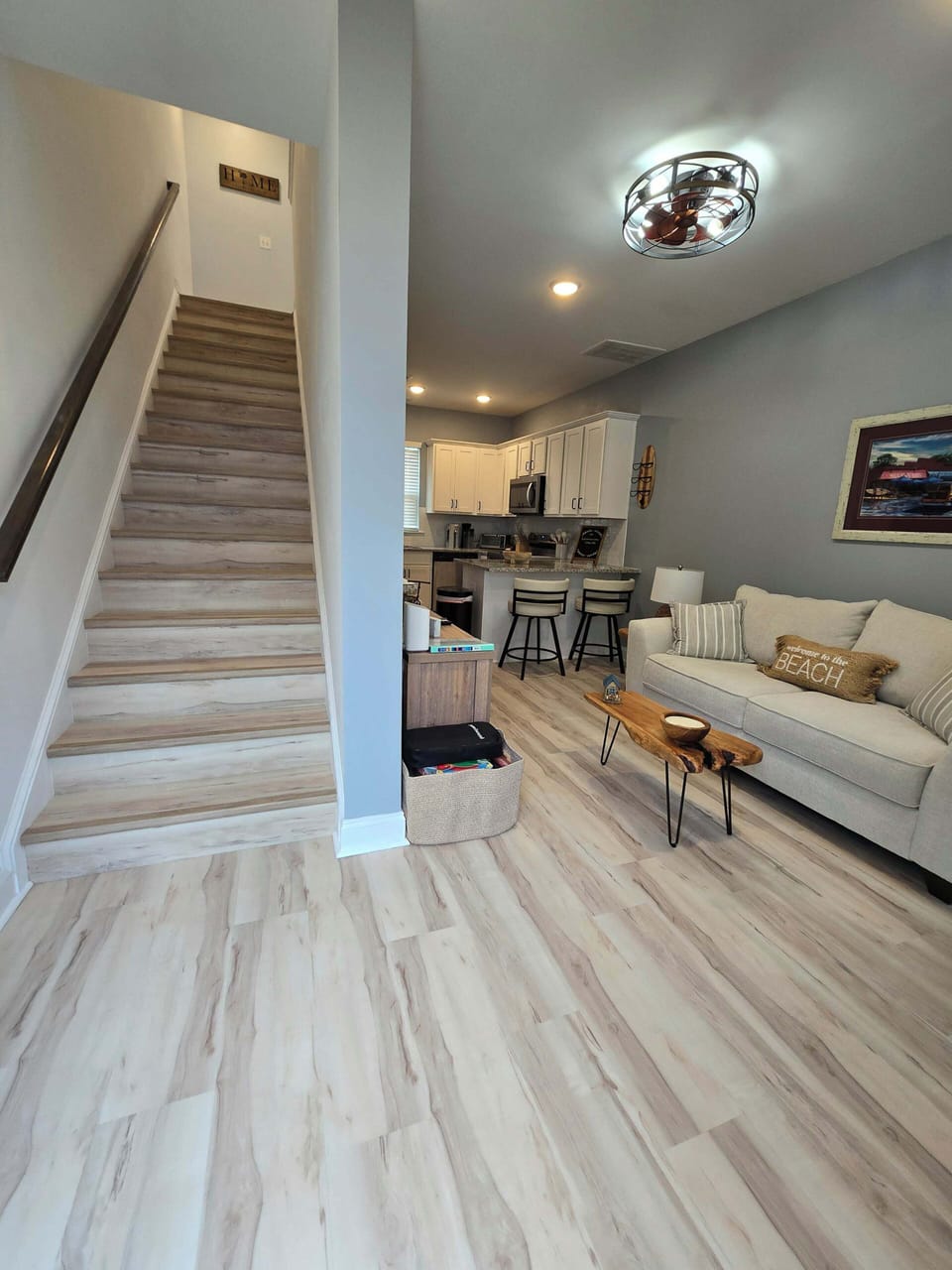 Entrance of Surf into the Soul Cottage Living Room