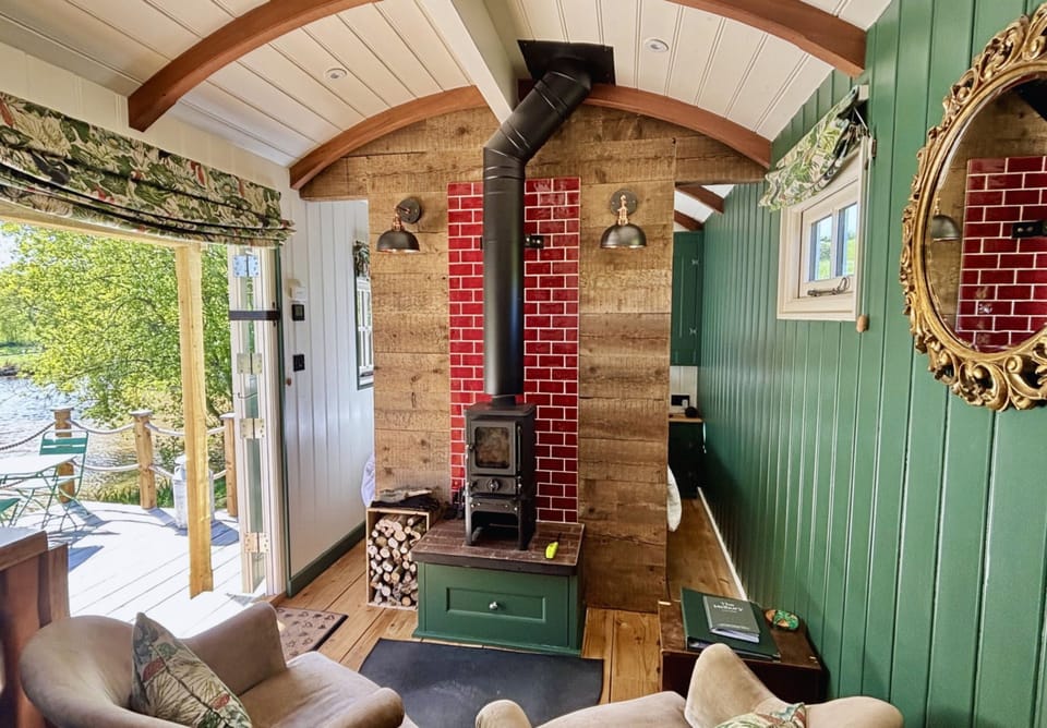 Log burner and underfloor heating to keep you cosy all year around