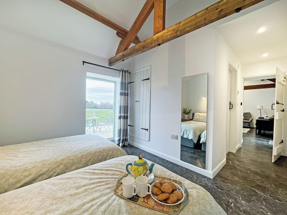 Twin bedroom | Bluebell - Stape Head Farm, Pickering