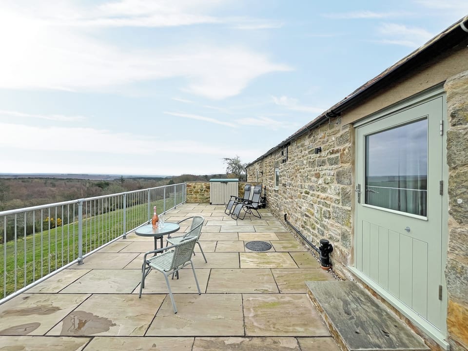 Sitting-out-area | Bluebell - Stape Head Farm, Pickering