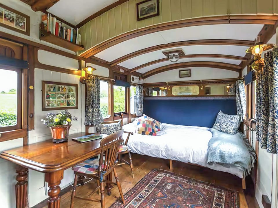 Bedroom | High Cross Camping Coach, Netherbury
