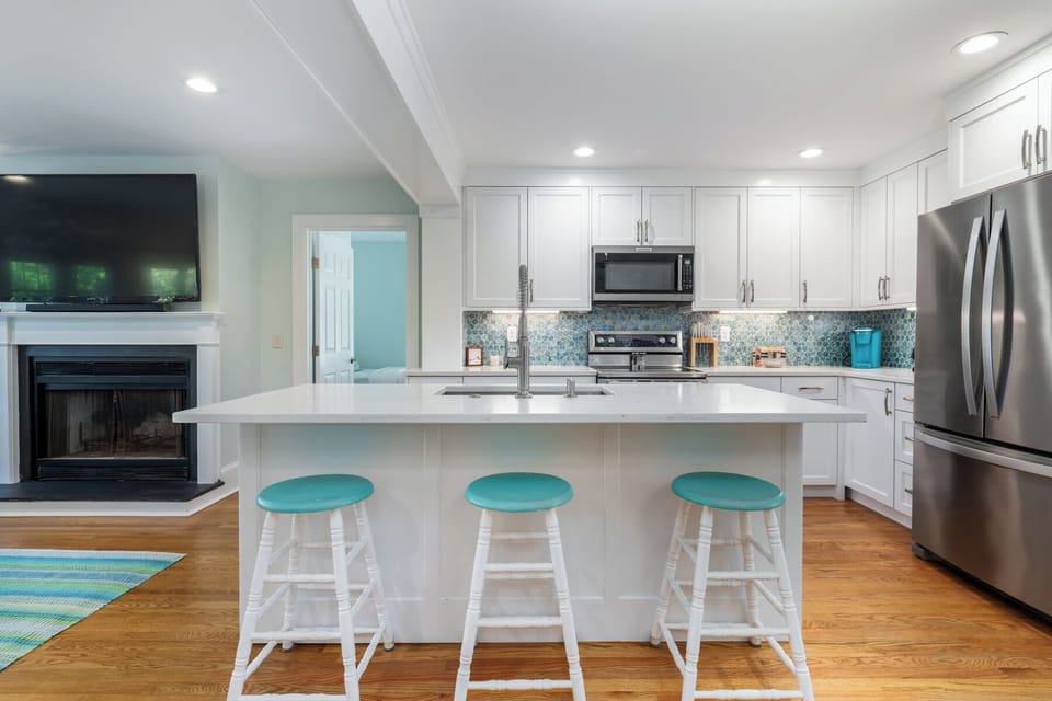 GOURMET KITCHEN WITH CENTER ISLAND