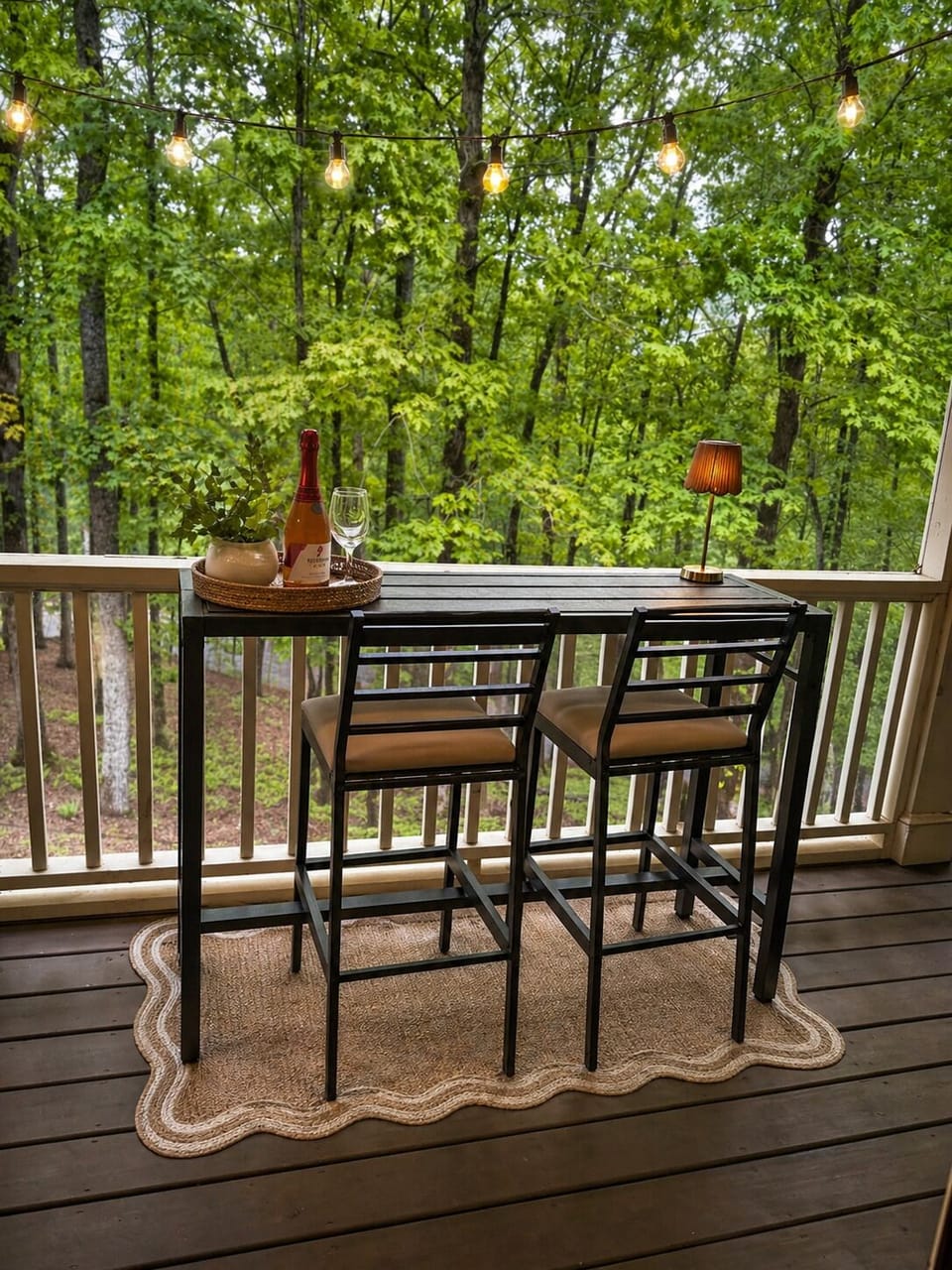 Main Level Screened in Porch Bar Seating