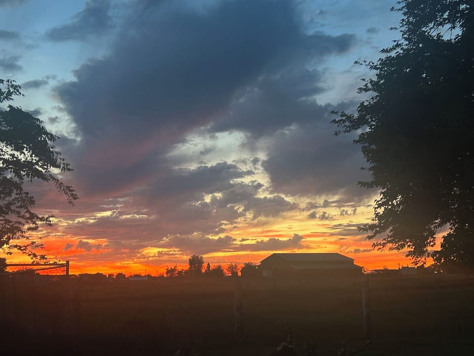 Beautiful sunsets.