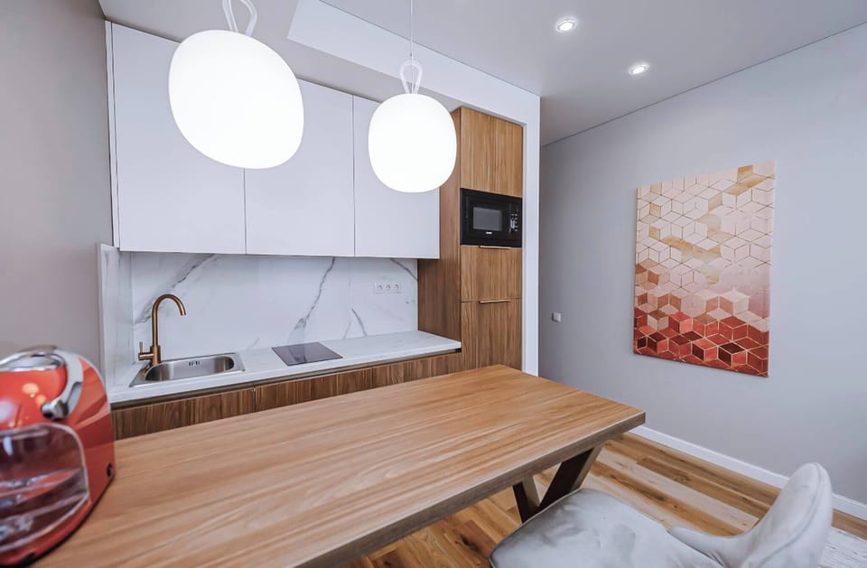 Apartment, 2 Bedrooms, Accessible, Balcony | Private kitchen