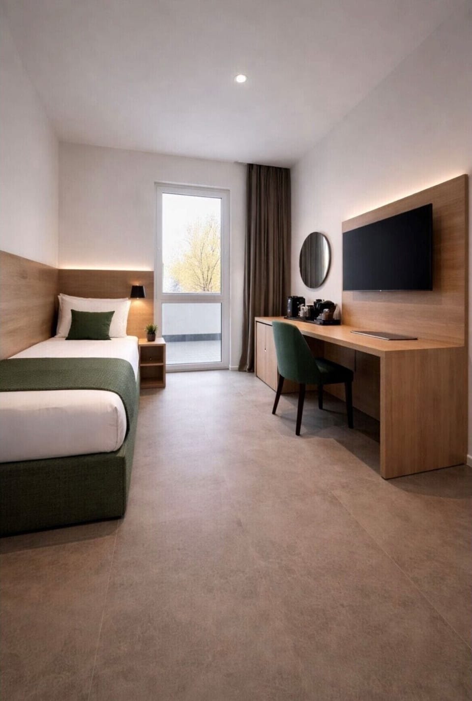 Superior Triple Room, Private Bathroom, Resort View | Desk, blackout drapes, soundproofing, free WiFi
