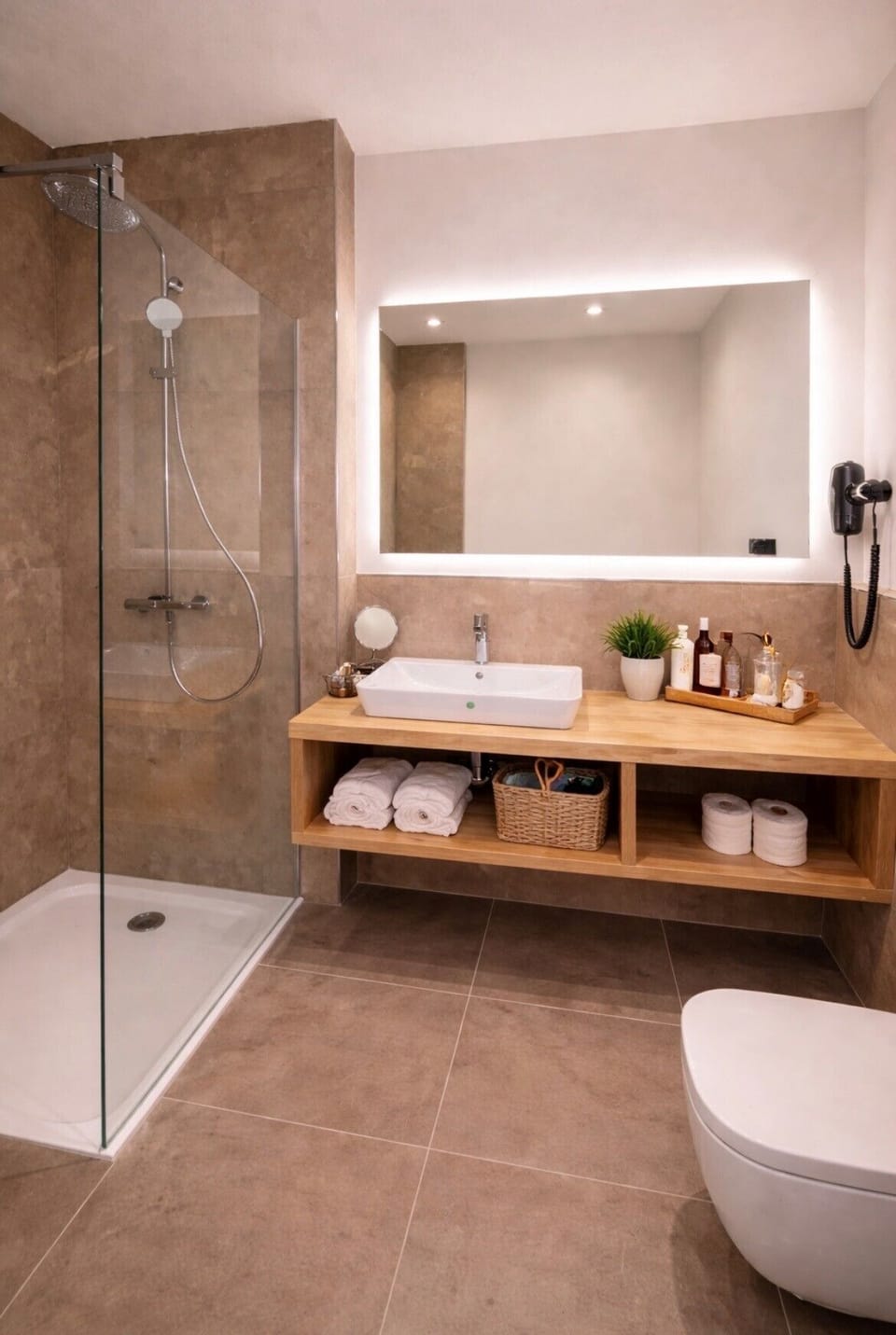 Standard Double Room, Private Bathroom | Bathroom | Shower, hair dryer, towels, soap