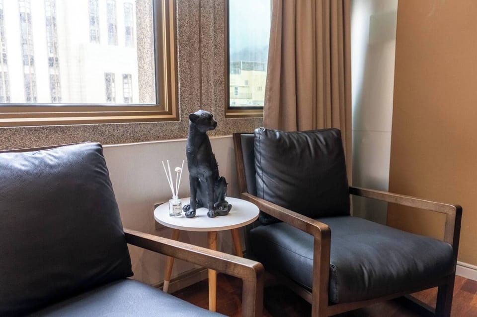 Apartment, 1 Bedroom, City View | Living area | Books