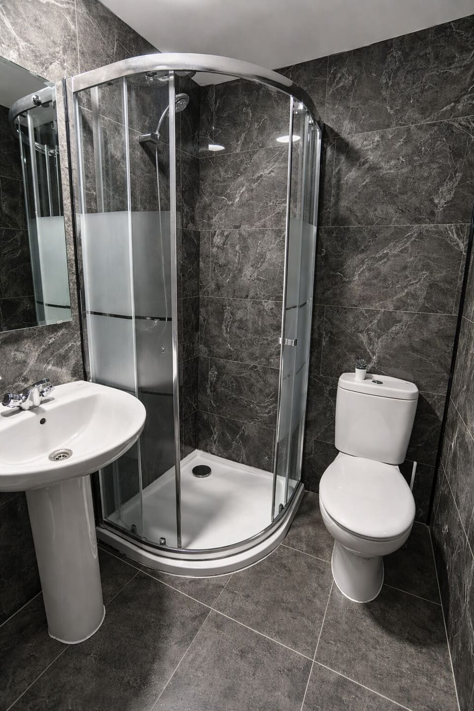 Towels, soap, toilet paper