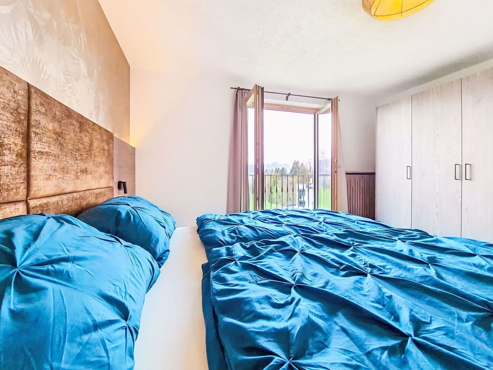 Interior Design, Wood, Bedroom, Bed, Bed Sheet, Bedding, Linens, Furniture, Flooring, Floor