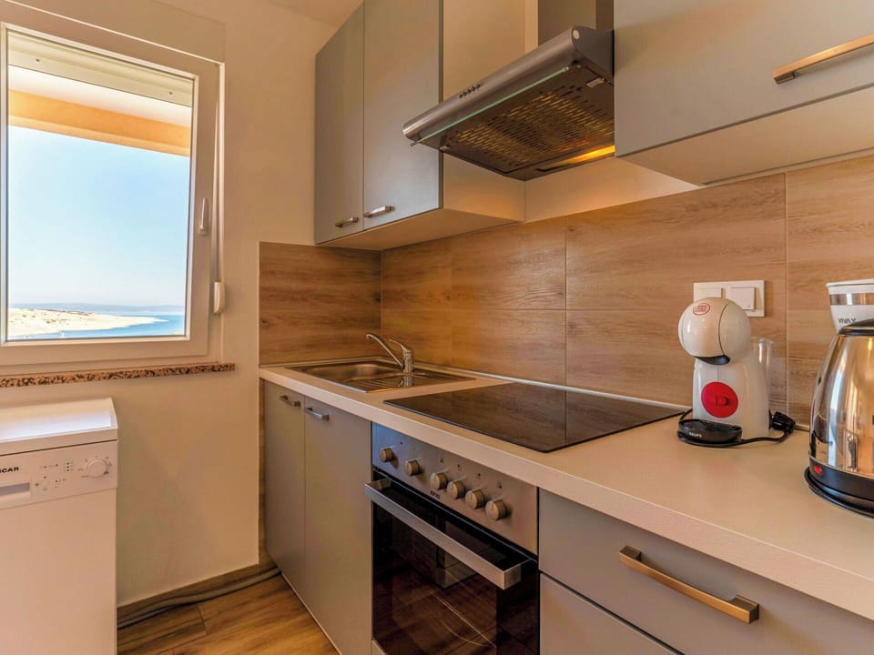 Flooring, Wood, Interior Design, Floor, Ceiling, Major Appliance, Cabinetry, Room, Countertop, Apartment