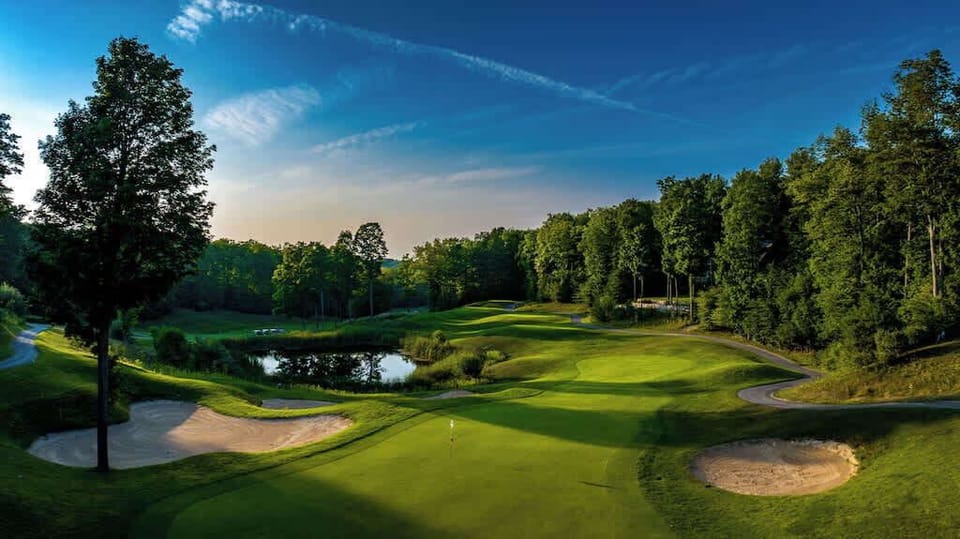 Two championship courses on property