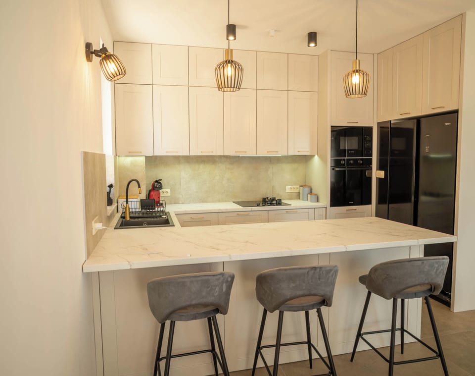 Luxury Villa, Patio, Sea View | Private kitchen
