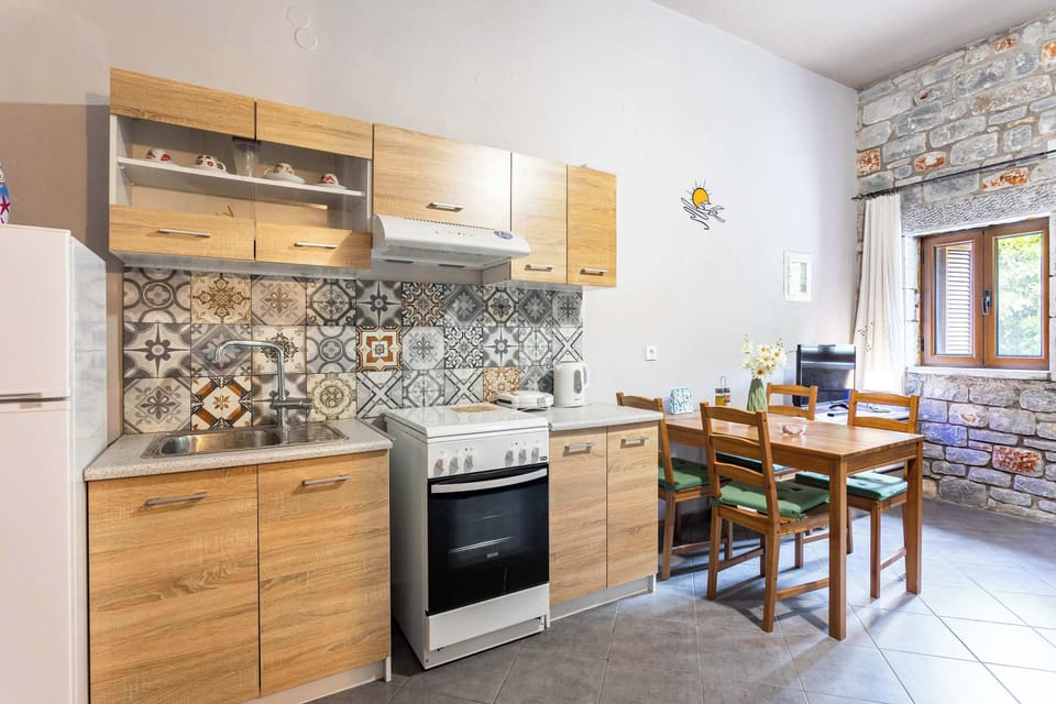 Modern kitchenette with everything needed for a comfortable stay
