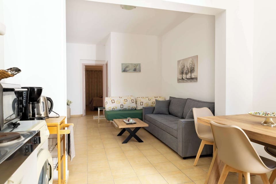 Comfortable living space with modern furnishings