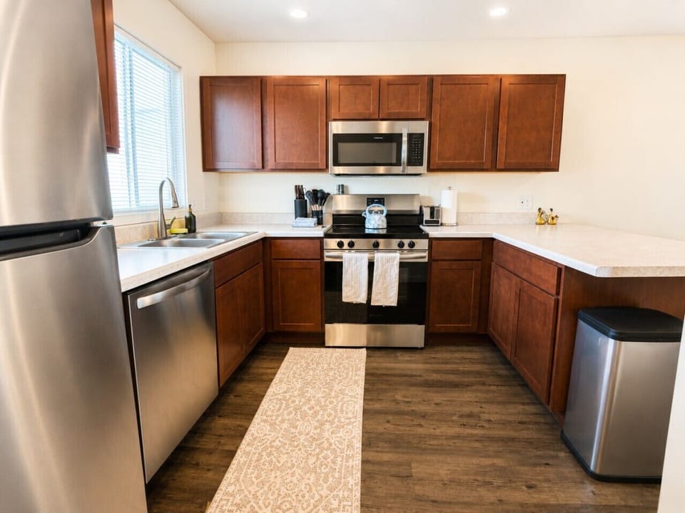 Gather around for easy meals, morning coffee, and vacation memories