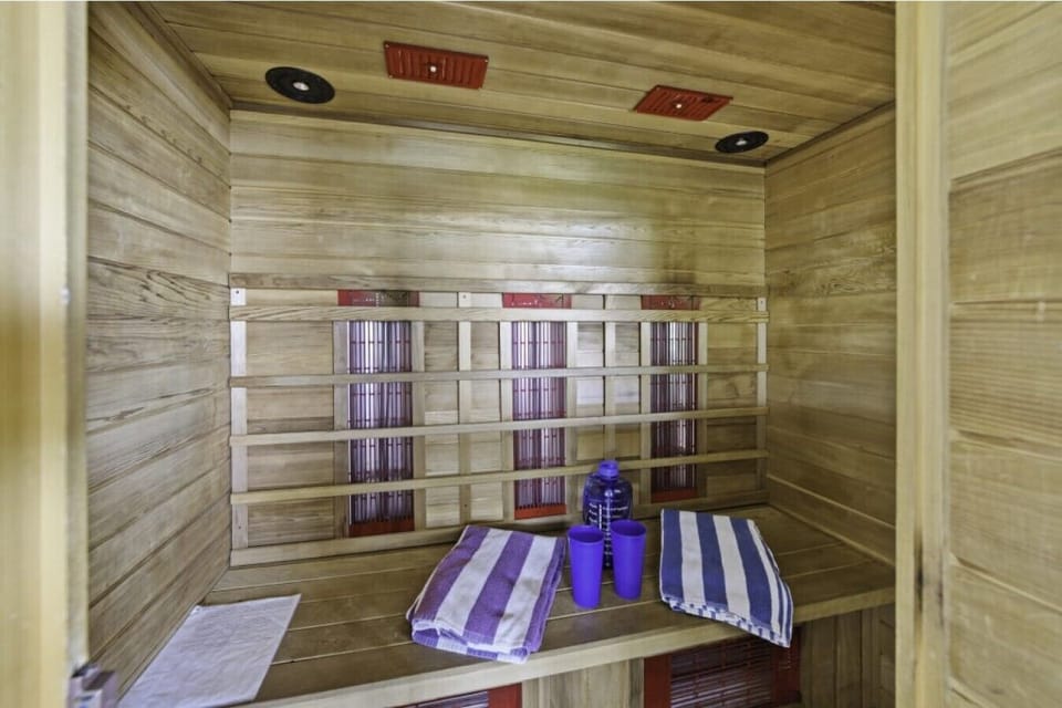 Second Floor Den | Infrared Sauna | Bench Seating & Panel Walls