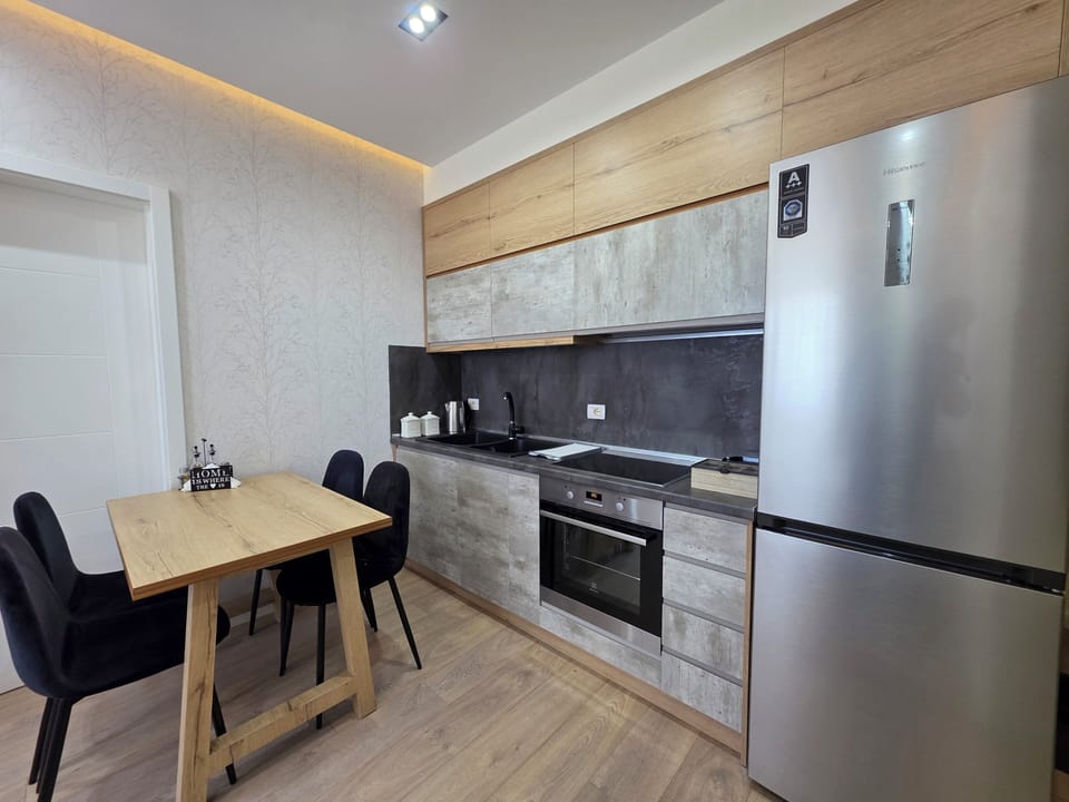 Family Apartment, Balcony, Beach View | Private kitchen