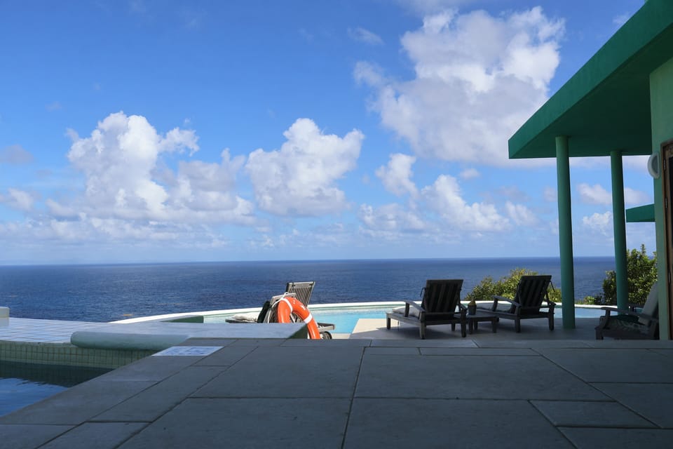 View from your deck towards main deck.