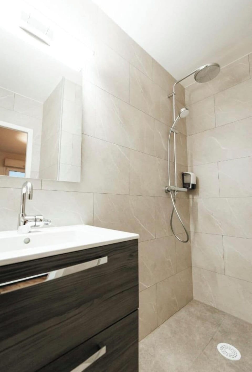 Double Room, Mountain View | Bathroom | Hair dryer, towels, soap, shampoo
