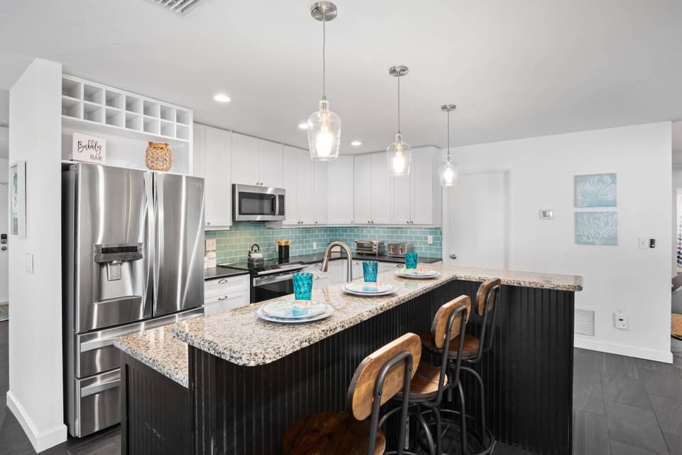Fully equipped kitchen ready for all your cooking needs