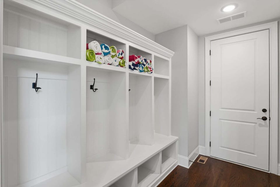 Drop zone to help keep the house organized.