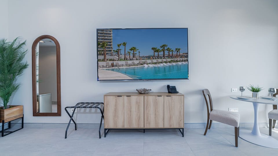 Tv and Tv stand