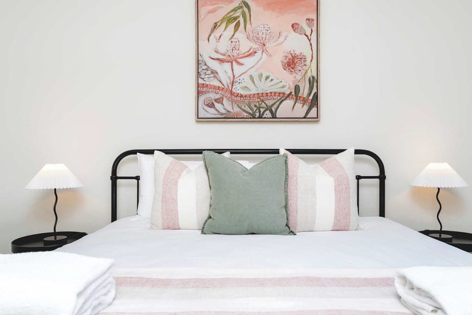 Bedroom 1 - King, Ensuite, Heating, Cooling, Ceiling Fan + Walk-in Robe