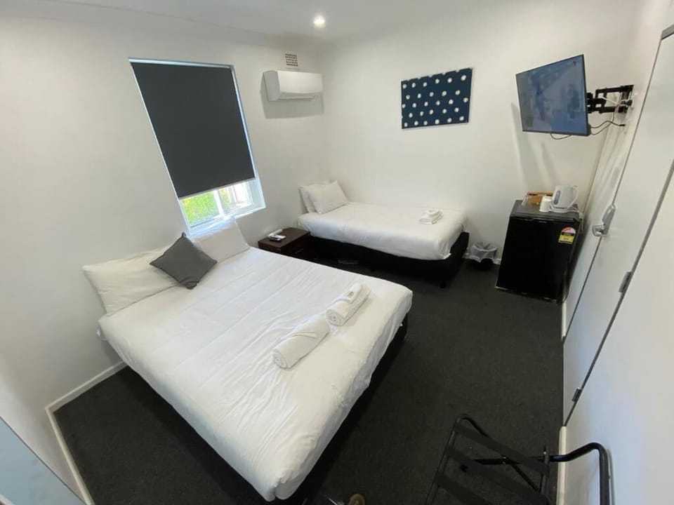 Desk, laptop workspace, iron/ironing board (on request), WiFi (free)