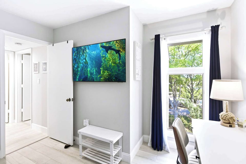 Guest bedroom comfortable for friends, family, or remote-work days!