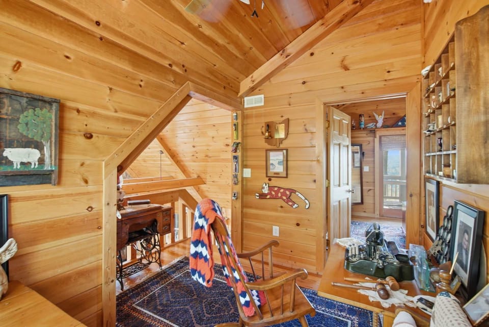 Catch up on emails or enjoy a book in the breezy loft​