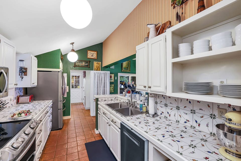 It may be a galley kitchen, but it’s got everything you need and nothing you don’t