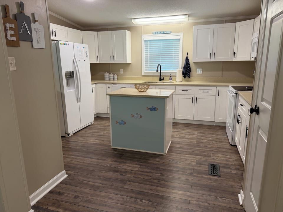 Fully stocked kitchen perfect for cooking meals and making memories