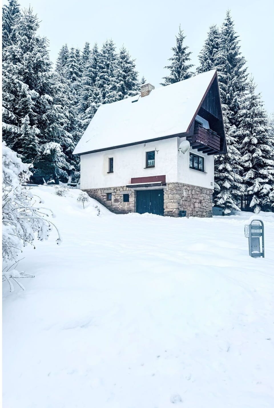 Snow, Winter, House, Cottage, Home, Freezing, Geological Phenomenon, Slope, Twig, Larch