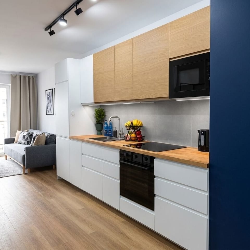Comfort Apartment, Balcony, Courtyard View | Private kitchen | Espresso maker, electric kettle