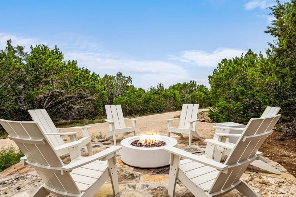 Gather around the fire pit!