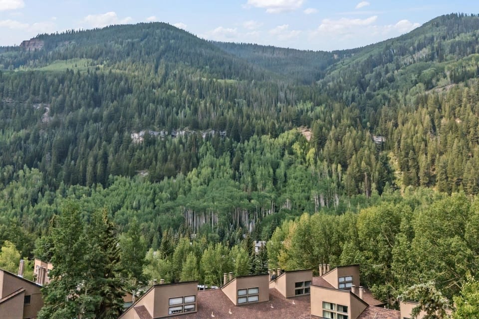 Beautiful Vail scenery visible right from inside the home