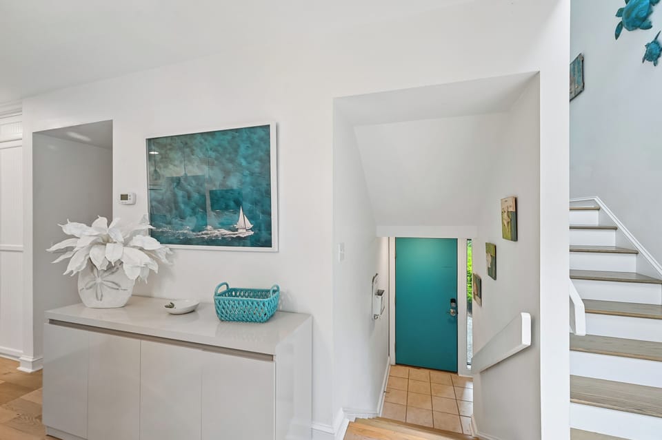 Entryway and Stairs to the Upper Loft and Bedroom