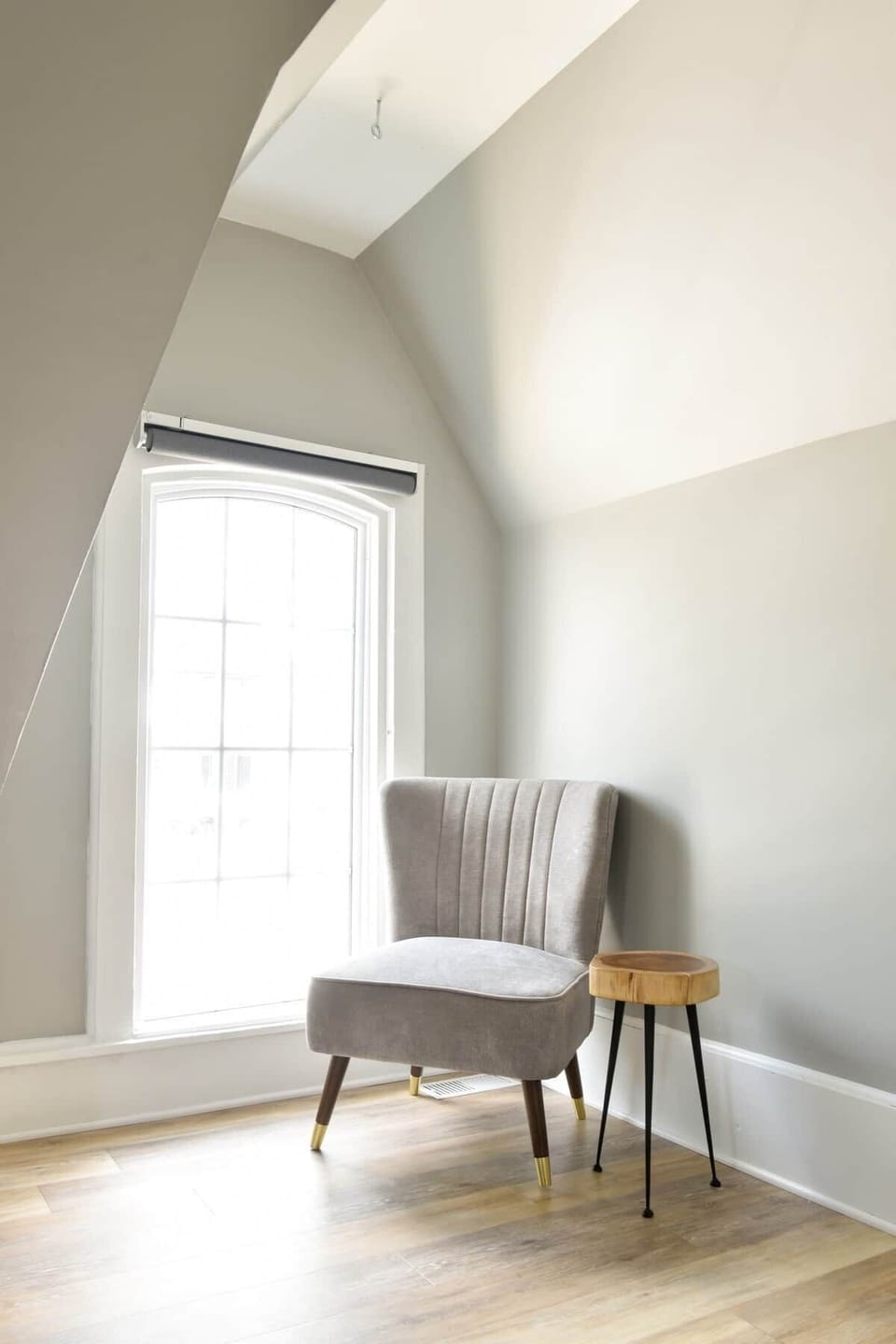 Sitting area in the second upstairs bedroom with a beautiful view of Bloomfield (bedroom 2 of 4)