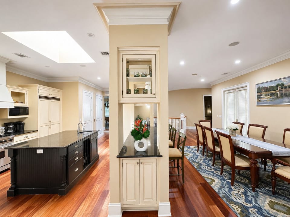 Kitchen and Dining Room View