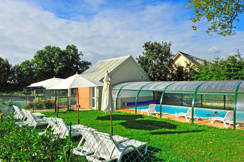 Cool off in the heated indoor pool (11m x 5m) — open seasonally and free for all guests